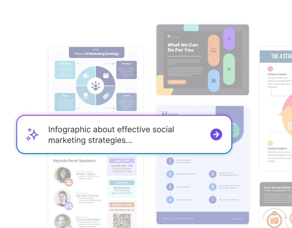 Venngage product screenshot