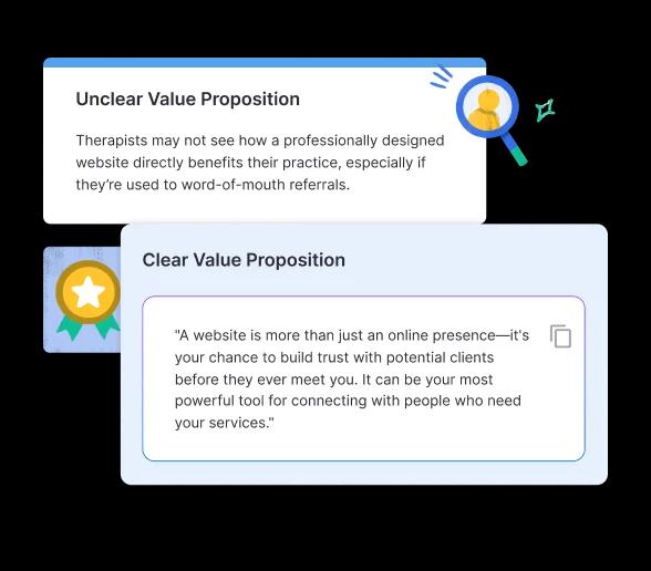 Sales pitch generator usage illustration