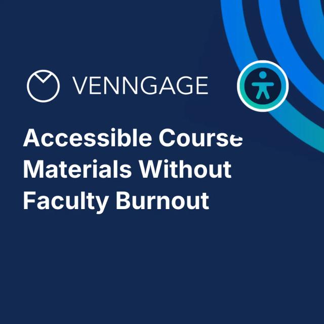 Portrait of Accessible Course Materials Without Faculty Burnout