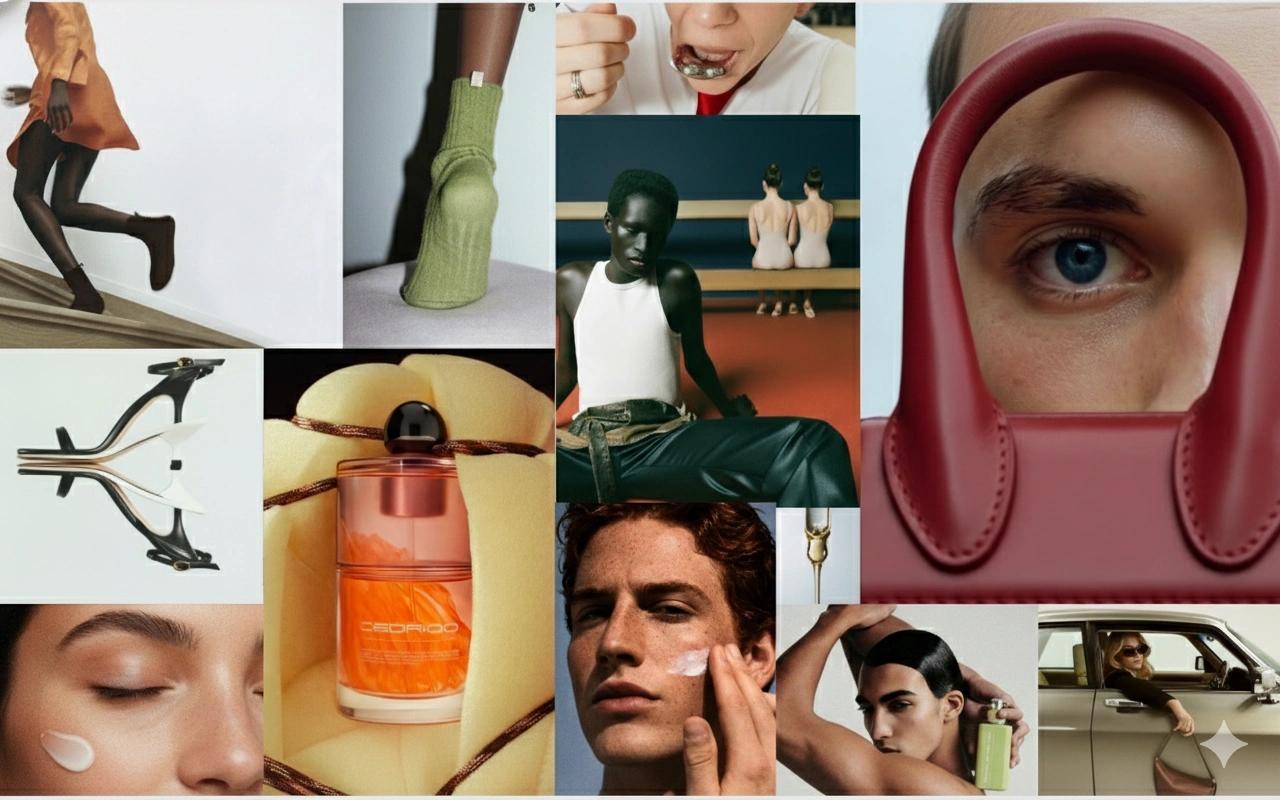 Venngage Studio brand design collage showcasing editorial-quality visuals