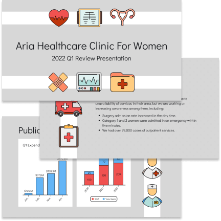 Clinic for women template