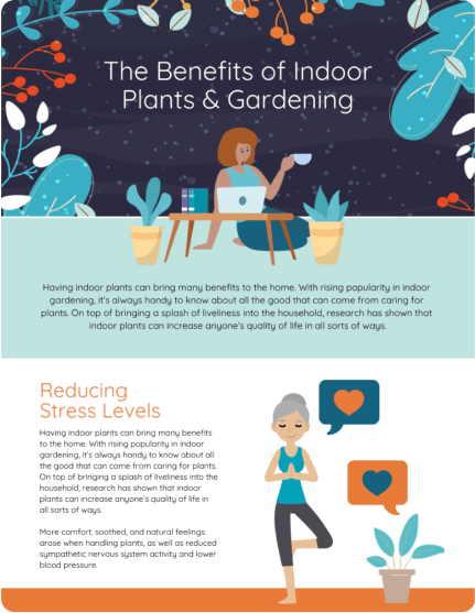 Create Plant Infographic Template