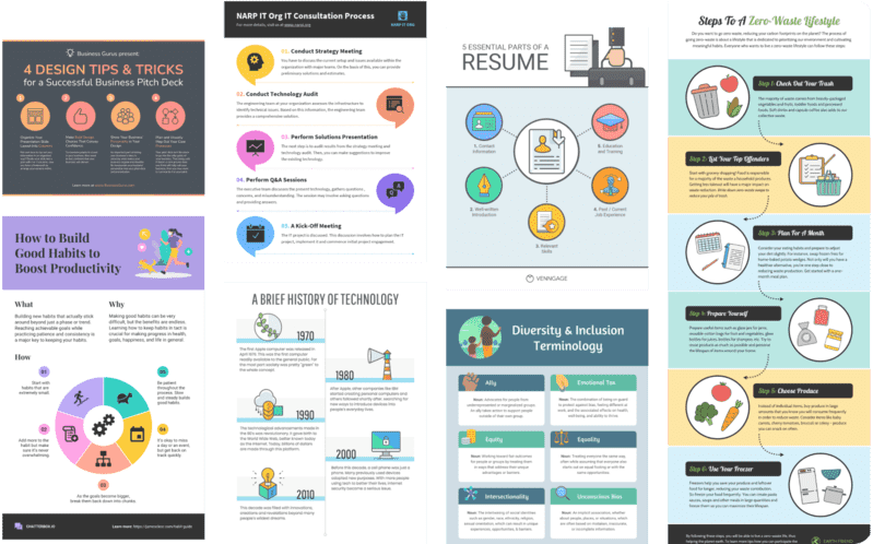 infographic template collection