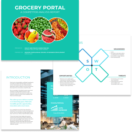 Grocery report template