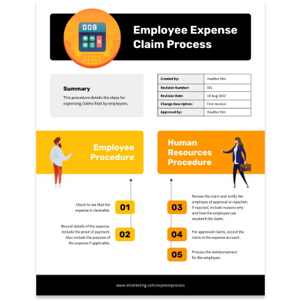 Employee expense template