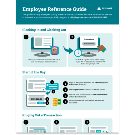 Employee reference template